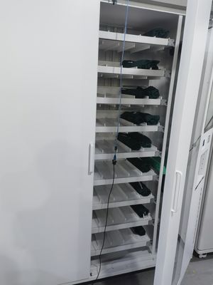 Large Capacity RFID Based Scrub Workclothes Recycle Vending Dispensers For Automated Management Systems In Healthcare